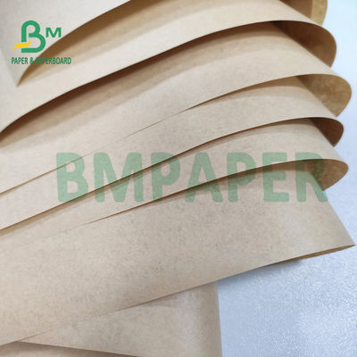 Virgin Pulp Kahverengi Kraft Ambalaj Kağıdı Ruloları 1250mm 50gsm 70gsm