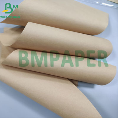 Virgin Pulp Kahverengi Kraft Ambalaj Kağıdı Ruloları 1250mm 50gsm 70gsm