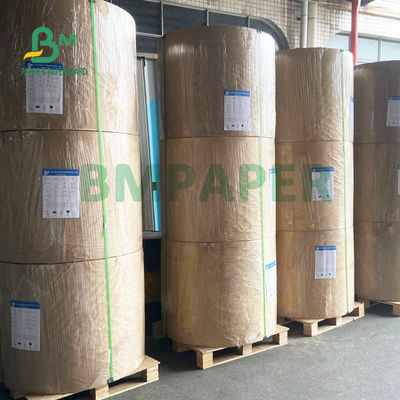Çimento Torbaları İçin 80gsm 90gsm Genişletilebilir Çuval Kraft Kağıdı 100cm İyi Tokluk