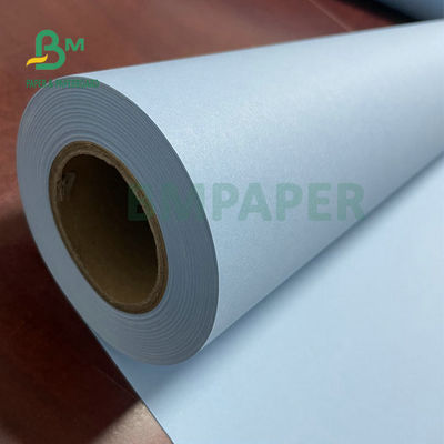 Mühendislik Tasarımı İçin 24 inç 36 inç Genişlik 2 Taraf Mavi CAD Bond Kağıdı 20LB