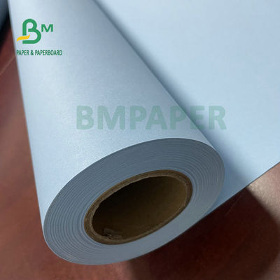 Mühendislik Tasarımı İçin 24 inç 36 inç Genişlik 2 Taraf Mavi CAD Bond Kağıdı 20LB