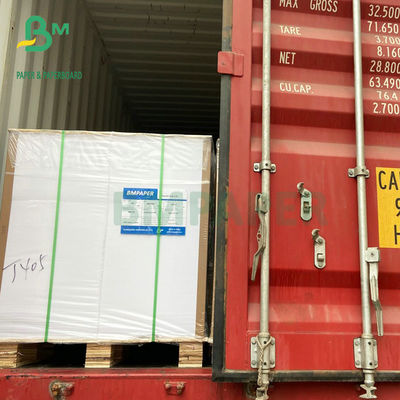 Beyaz C2S Parlak Kağıt 25 X 38 inç 128g 150g 170g Kitapçık Baskısı İçin