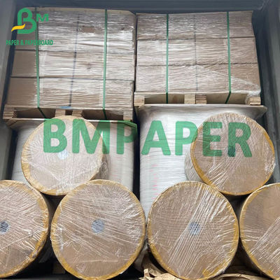 60gsm Kraft Ambalaj Kağıdı Rulosu 15mm 19mm Genişlik Hasır Kağıt Çizgili Kırmızı Renk İçin
