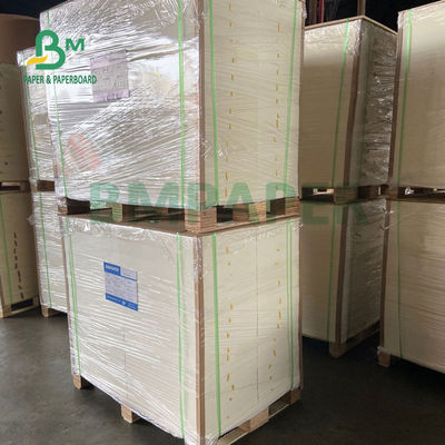 170gsm 190gsm C1S Fildişi SBS Kağıt Karton Konfeksiyon Askı Etiketleri İçin 30 X 40inç Yüksek Beyazlık