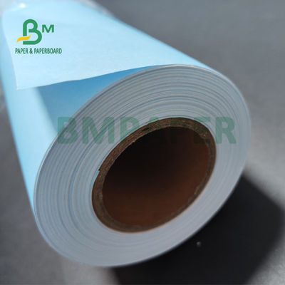 CAD Yazıcılar için 80gsm Tek Taraflı Blueprint Kağıdı 30 '' x 50yards 2 '' Çekirdek