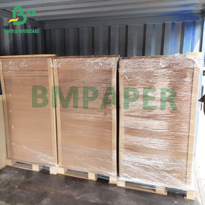 Geri Dönüşümlü Elyaf Kraft Liner Board Yüksek Patlama Mukavemeti 120gsm 150gsm