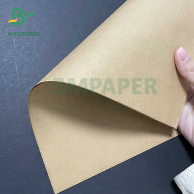 Kahverengi Renk Yarı Genişletilebilir Çuval Kraft Kağıt Rulo 97CM Genişlik 70g 75g 80g