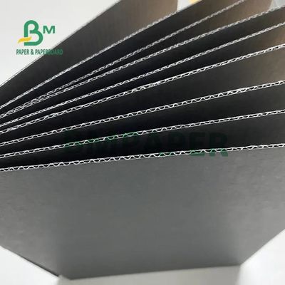 Karton Ambalaj için Siyah Oluklu E Flüt Karton Levha 502mm X 693mm