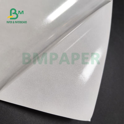 Süpermarket Tek Taraflı Dökme Kaplama için Parlak Beyaz Yapışkanlı Etiket Kağıdı 75gsm 80gsm