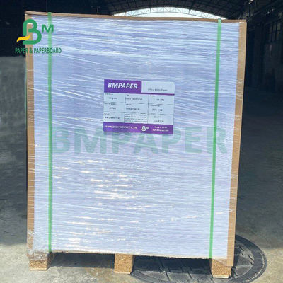 Süpermarket Tek Taraflı Dökme Kaplama için Parlak Beyaz Yapışkanlı Etiket Kağıdı 75gsm 80gsm