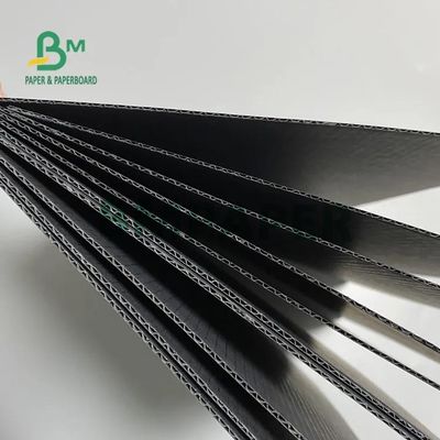 EF Flüt Siyah Oluklu Kağıt Karton 110gsm 120gsm 150gsm Kalınlık