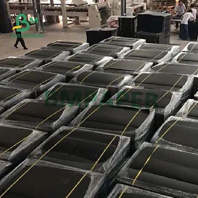 EF Flüt Siyah Oluklu Kağıt Karton 110gsm 120gsm 150gsm Kalınlık