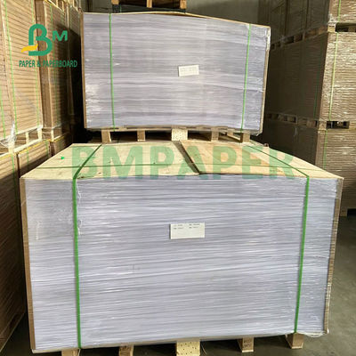 635mm X 914mm Gri Sırtlı Beyaz Kuşe Karton Geri Dönüşümlü Yazdırılabilir