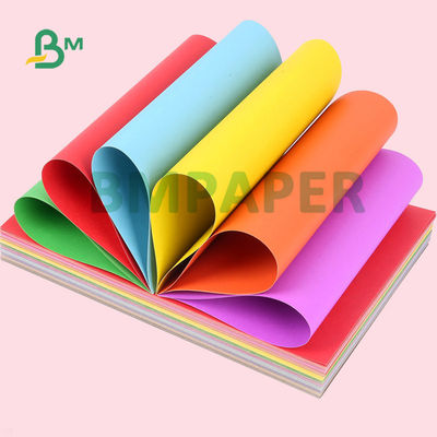 DIY El Sanatları Pürüzsüz Yüzey İçin 220gsm Kaplanmamış Renkli Bristol Kurulu