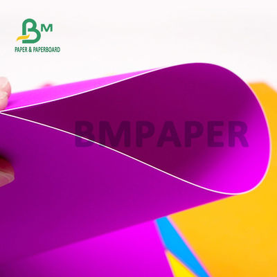 DIY El Sanatları Pürüzsüz Yüzey İçin 220gsm Kaplanmamış Renkli Bristol Kurulu
