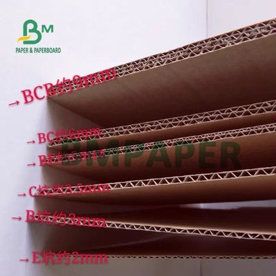 B C E Flüt Oluklu Mukavva Levhalar, Kraft Kağıt Karton 2mm 3mm 3.5mm Kalın