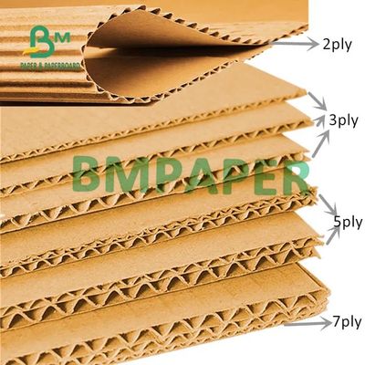 B C E Flüt Oluklu Mukavva Levhalar, Kraft Kağıt Karton 2mm 3mm 3.5mm Kalın