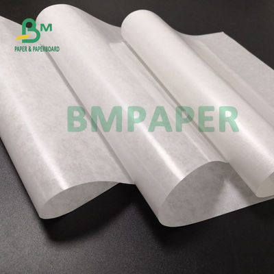 40gsm +10g PE C1S MG Kızarmış Yiyecek Paketi İçin Beyaz Kağıt Yağlı 61 X 86cm