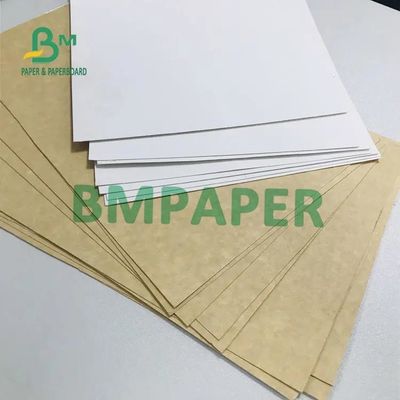 Beyaz Üst Kraft Sırtlı Yüksek Hacimli CCKB Karton 250G 270G 300G