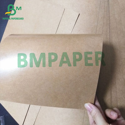 Tek PE Kaplı Bardak Stok Kağıdı, Kahverengi Kraft Kağıt 70g + 15g PE Gıda Sınıfı