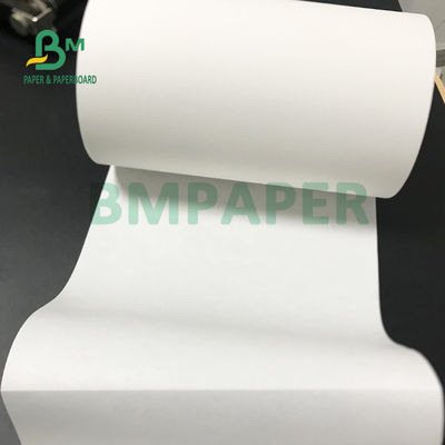 Lojistik Etiketi İçin Pürüzsüz Yüzey Beyaz Termal Kağıt Rulo 77gsm 80gsm