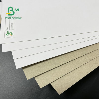 Ambalaj Kutuları İçin 42 İnç Kaplamalı Dubleks Kart Gri Sırtlı 350GSM 400GSM 450GSM