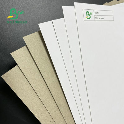 Ambalaj Kutuları İçin 42 İnç Kaplamalı Dubleks Kart Gri Sırtlı 350GSM 400GSM 450GSM
