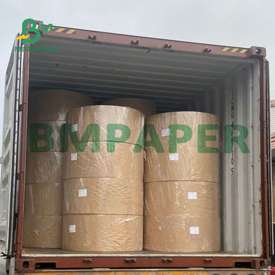 Ambalaj için Gıda Sınıfı Kahverengi Kraft Ambalaj Kağıdı Rulo 300g + 15g PE Kaplama