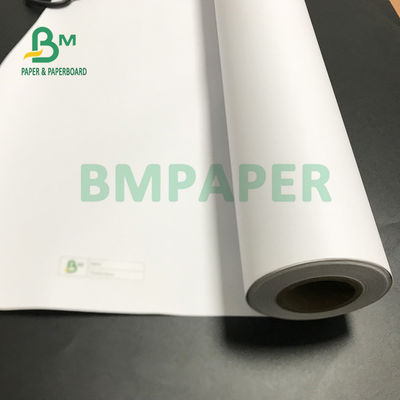 914mm X 100m 20lb Mürekkep Püskürtmeli Bond Kağıdı Tasarım Tasviri İçin İki Taraf Beyaz