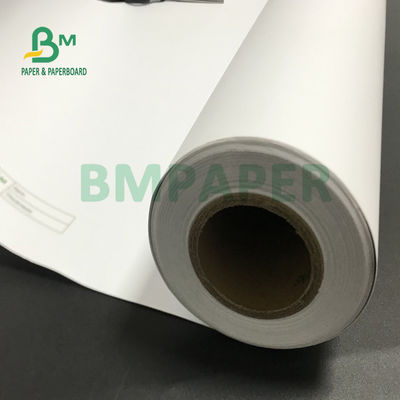 914mm X 100m 20lb Mürekkep Püskürtmeli Bond Kağıdı Tasarım Tasviri İçin İki Taraf Beyaz