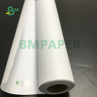 914mm X 100m 20lb Mürekkep Püskürtmeli Bond Kağıdı Tasarım Tasviri İçin İki Taraf Beyaz