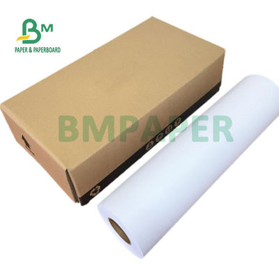 Geniş format 80gsm 20LB Cad Plotter Kağıt Rulo 18'' 24' 36' X 500ft Mühendislik Mimarlık Çizimi için