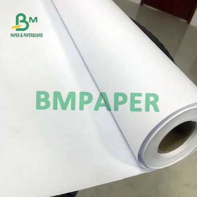 20LB Beyaz Bond Kağıt Rulo CAD Plotter Kağıdı, 24&quot; 30&quot; 36&quot; × 50 Yds