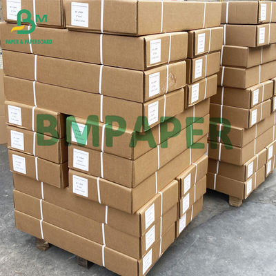 Mühendislik için 24 &quot;X 150 '20lb CAD Kaplanmamış Plotter Kağıdı Parlak Beyaz Renk