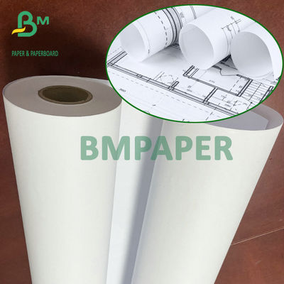 Mürekkep Püskürtmeli Yazıcı için 92 Parlaklık Çizici Kağıt Rulo 36 '' X 500ft 20 # 3 '' Çekirdek
