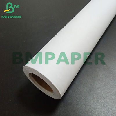 24 &quot;X 500ft CAD Plotter Kağıt Rulosu, Konfeksiyon Endüstrisi İçin Mürekkep Püskürtmeli Bond Kağıdı