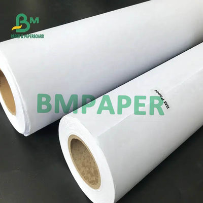 Konfeksiyon Fabrikası için OEM ODM Beyaz Plotter Kağıt Rulo Kaplamasız 60gram 80gram 100gram