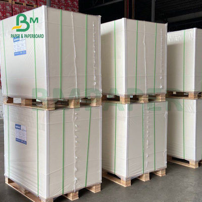 Virgin Pulp Dondurucu Kağıt Rulo 1 Tarafı FBB Beyaz Geri 350gsm 36 '' X 48 '' Sağlık Paketi İçin