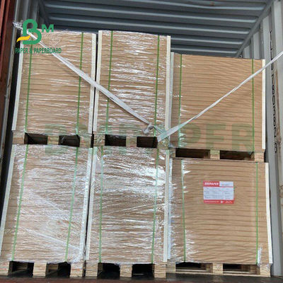 Virgin Pulp Dondurucu Kağıt Rulo 1 Tarafı FBB Beyaz Geri 350gsm 36 '' X 48 '' Sağlık Paketi İçin