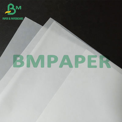 Ambalaj için yazdırılabilir MG Beyaz Kraft Kağıt Gıda Sınıfı 30gsm 40gsm 45gsm