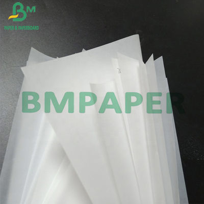Ambalaj için yazdırılabilir MG Beyaz Kraft Kağıt Gıda Sınıfı 30gsm 40gsm 45gsm
