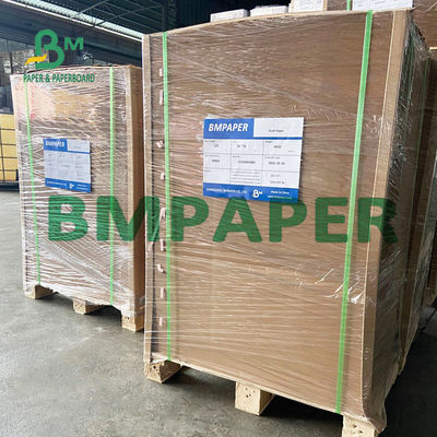 Dondurulmuş Gıda Overpacks için Beyaz Kaplamalı Kraft Geri Dondurucu Kağıt Rulo 200g 300g