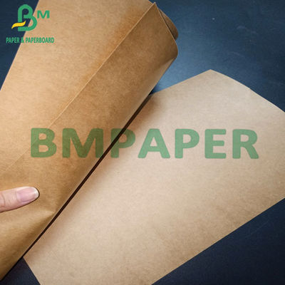 Gıda Ambalajı İçin 140g + 15g Tek Taraflı PE Kaplama Gıda Sınıfı Kahverengi Kraft Papel