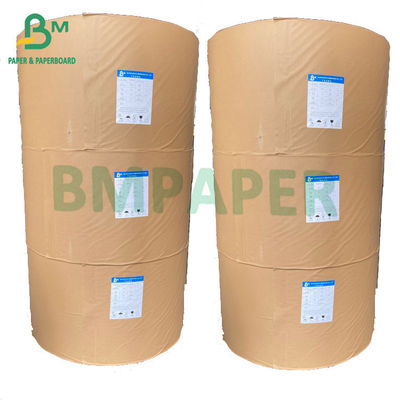Ağartılmış Beyaz Çuval Kraft Kağıt 80gsm Çantalar İçin Yüksek Mukavemet OEM
