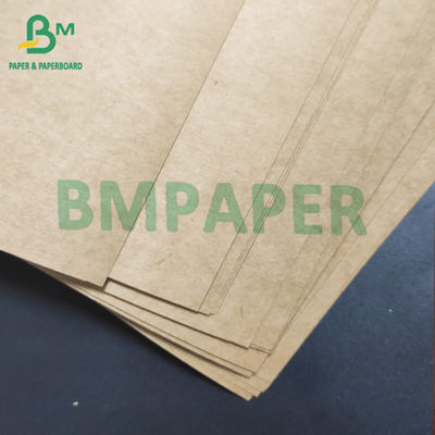 FDA Bozunabilir Doğal Kahverengi Kraft Bardak Stok Çorba Kase Kağıdı 250gsm