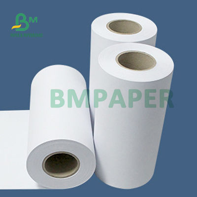 Geniş Format Yazıcı için 20lb Papel Plotter Mürekkep Püskürtmeli 24 '' 36 '' x 50m Keskin Görüntü