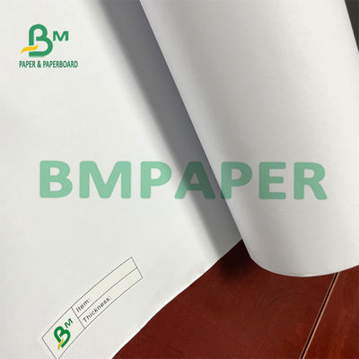 80g 914x50m Papel Plotter Mürekkep Püskürtmeli Beyaz Fotokopi Kağıdı Rulosu İçin
