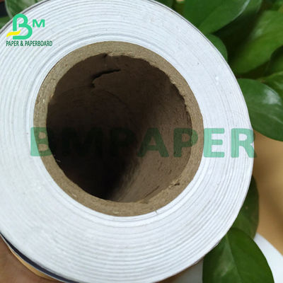 80g 30 inç Yüksek Beyazlık Plotter Mürekkep Püskürtmeli Papel Kaplamasız CAD Plotter Kağıt Rulosu