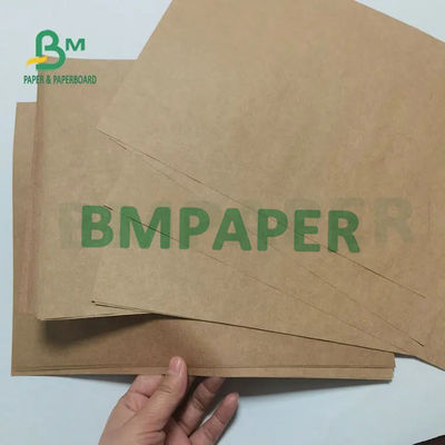 Teslimat Çantası İçin Yüksek Mukavemetli Koyu Kahverengi Kraft Kağıt Levhalar 80gsm 90gsm