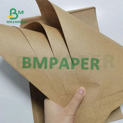 Teslimat Çantası İçin Yüksek Mukavemetli Koyu Kahverengi Kraft Kağıt Levhalar 80gsm 90gsm